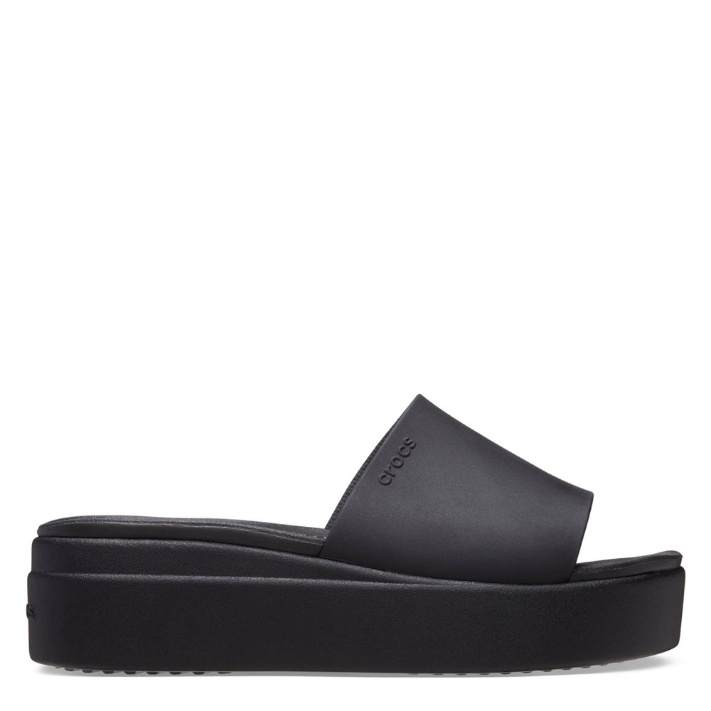 CROCS Literide Black Elevated Slide Sandals